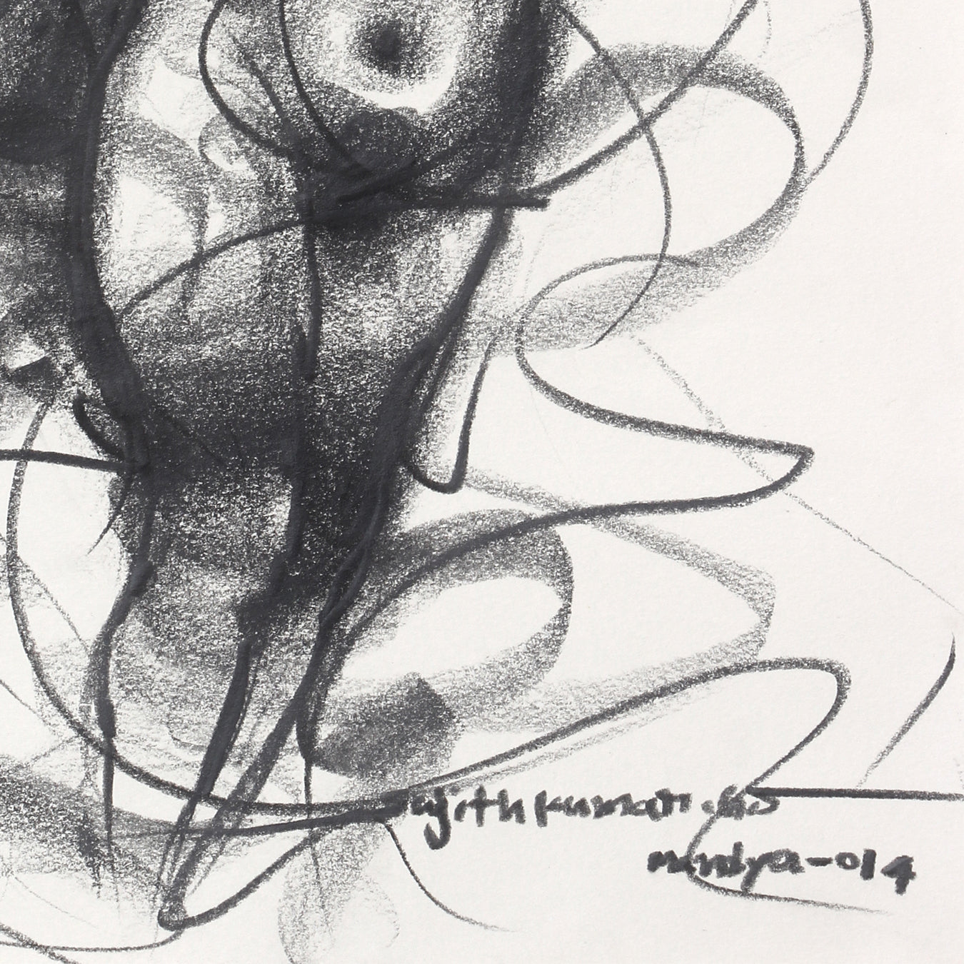 Nude Drawing-055 - SUJITH KUMAR GS MANDYA Art Studio Gallery (SKGSM Art Studio Gallery)