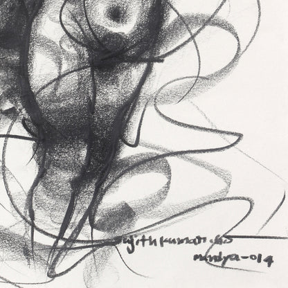 Nude Drawing-055 - SUJITH KUMAR GS MANDYA Art Studio Gallery (SKGSM Art Studio Gallery)