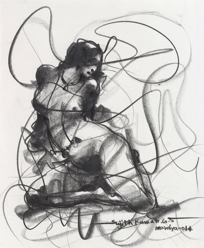 Nude Drawing-062 - SUJITH KUMAR GS MANDYA Art Studio Gallery (SKGSM Art Studio Gallery)