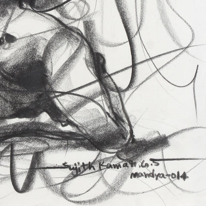 Nude Drawing-062 - SUJITH KUMAR GS MANDYA Art Studio Gallery (SKGSM Art Studio Gallery)
