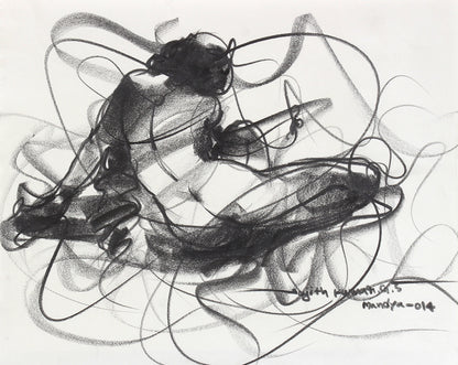 Nude Drawing-063 - SUJITH KUMAR GS MANDYA Art Studio Gallery (SKGSM Art Studio Gallery)