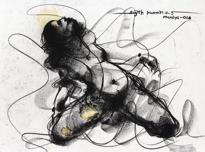 Nude Drawing-067 - SUJITH KUMAR GS MANDYA Art Studio Gallery (SKGSM Art Studio Gallery)