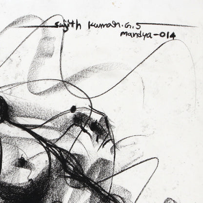 Nude Drawing-067 - SUJITH KUMAR GS MANDYA Art Studio Gallery (SKGSM Art Studio Gallery)