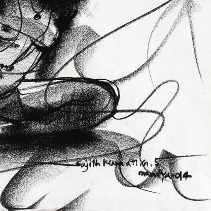 Nude Drawing-074 - SUJITH KUMAR GS MANDYA Art Studio Gallery (SKGSM Art Studio Gallery)