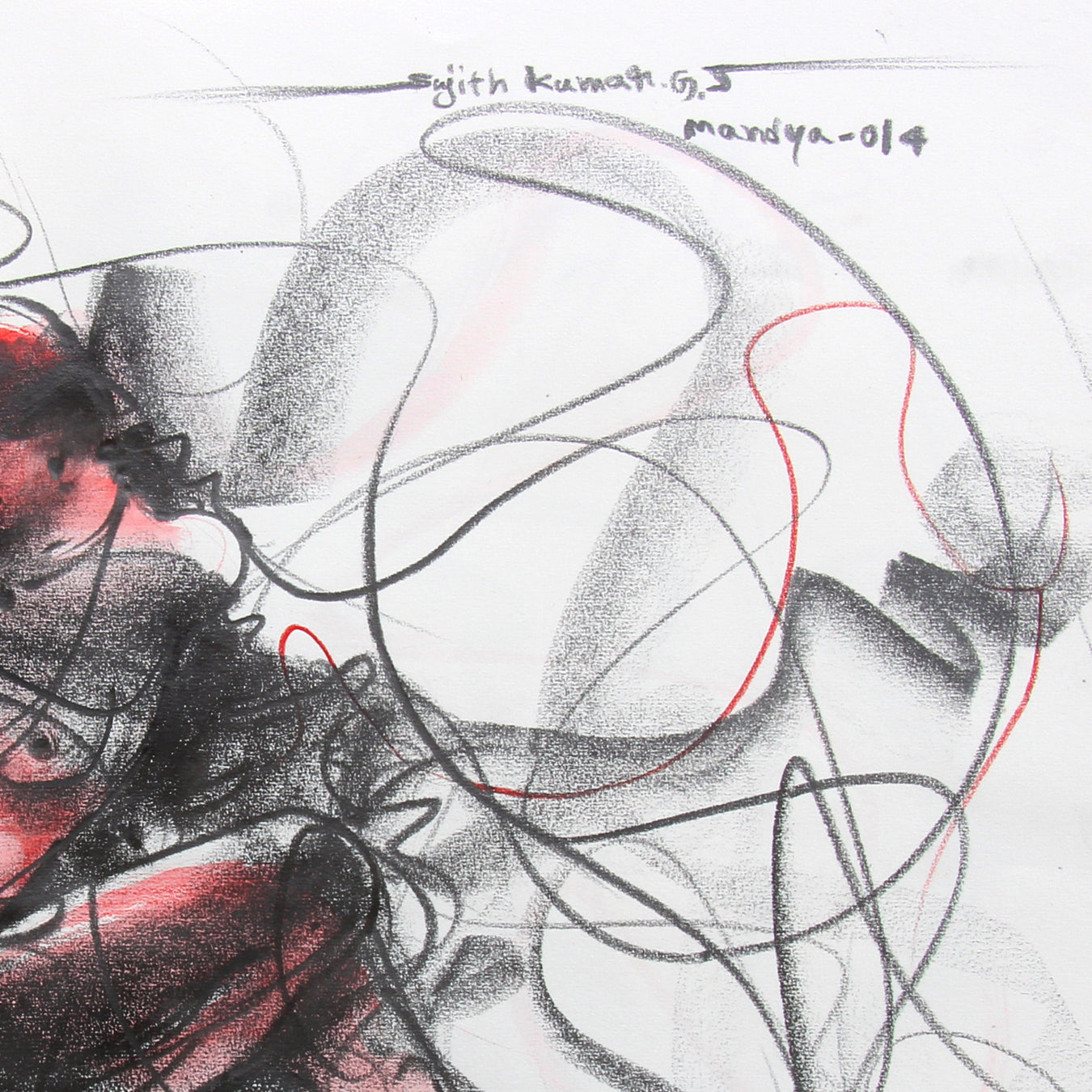 Nude Drawing-077 - SUJITH KUMAR GS MANDYA Art Studio Gallery (SKGSM Art Studio Gallery)