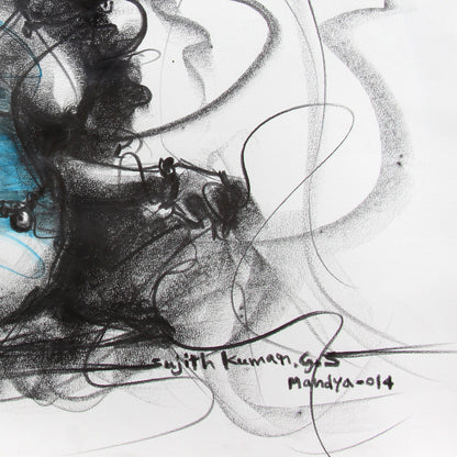Nude Drawing-078 - SUJITH KUMAR GS MANDYA Art Studio Gallery (SKGSM Art Studio Gallery)