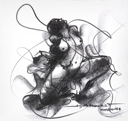 Nude Drawing-081 - SUJITH KUMAR GS MANDYA Art Studio Gallery (SKGSM Art Studio Gallery)
