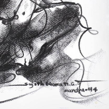 Nude Drawing-081 - SUJITH KUMAR GS MANDYA Art Studio Gallery (SKGSM Art Studio Gallery)