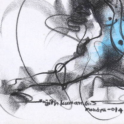 Nude Drawing-084 - SUJITH KUMAR GS MANDYA Art Studio Gallery (SKGSM Art Studio Gallery)