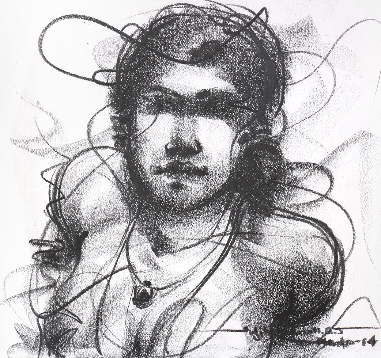 Nude Drawing-096 - SUJITH KUMAR GS MANDYA Art Studio Gallery (SKGSM Art Studio Gallery)