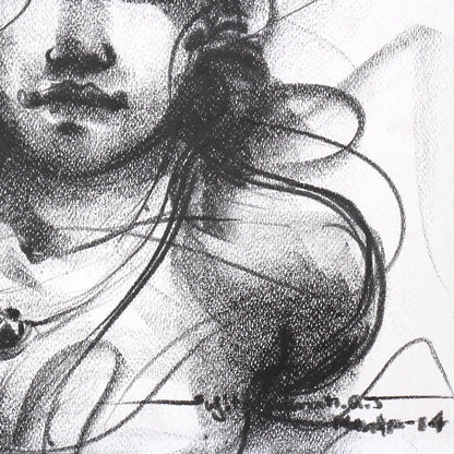 Nude Drawing-096 - SUJITH KUMAR GS MANDYA Art Studio Gallery (SKGSM Art Studio Gallery)