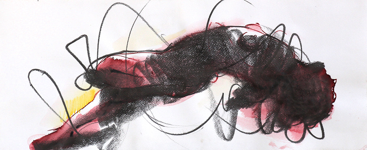 Nude Drawing-097 - SUJITH KUMAR GS MANDYA Art Studio Gallery (SKGSM Art Studio Gallery)