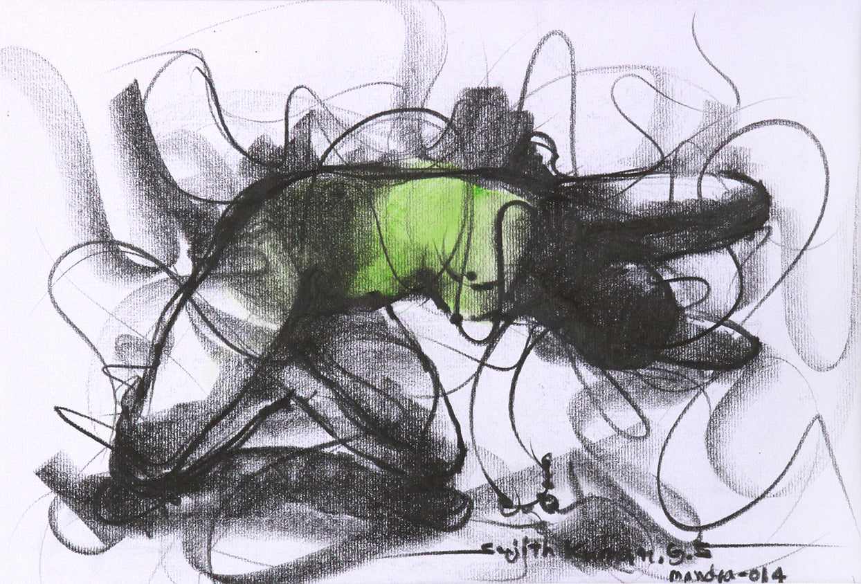 Nude Drawing-101 - SUJITH KUMAR GS MANDYA Art Studio Gallery (SKGSM Art Studio Gallery)