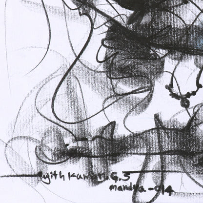 Nude Drawing-102 - SUJITH KUMAR GS MANDYA Art Studio Gallery (SKGSM Art Studio Gallery)