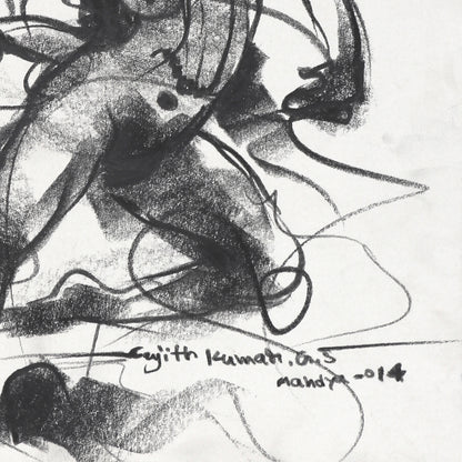 Nude Drawing-108 - SUJITH KUMAR GS MANDYA Art Studio Gallery (SKGSM Art Studio Gallery)