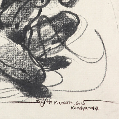 Nude Drawing-109 - SUJITH KUMAR GS MANDYA Art Studio Gallery (SKGSM Art Studio Gallery)