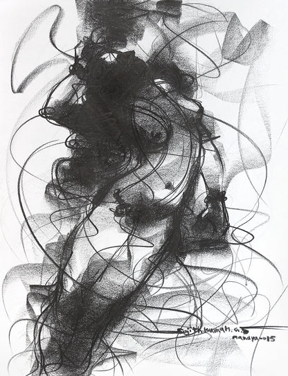 Nude Drawing-122 - SUJITH KUMAR GS MANDYA Art Studio Gallery (SKGSM Art Studio Gallery)