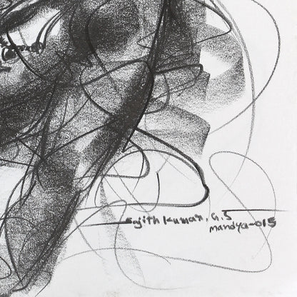 Nude Drawing-123 - SUJITH KUMAR GS MANDYA Art Studio Gallery (SKGSM Art Studio Gallery)