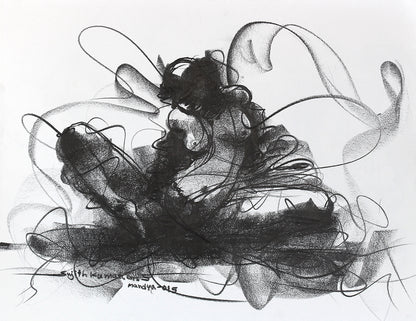 Nude Drawing-124 - SUJITH KUMAR GS MANDYA Art Studio Gallery (SKGSM Art Studio Gallery)