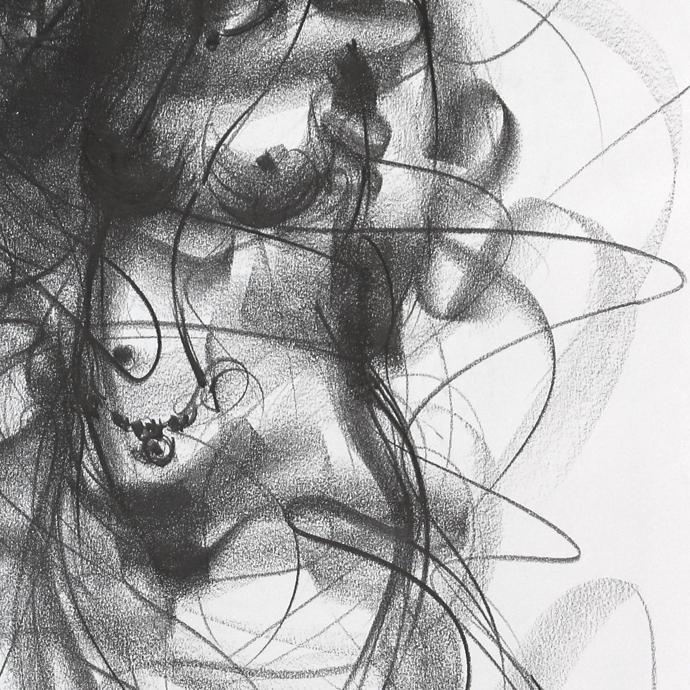 Nude Drawing-125 - SUJITH KUMAR GS MANDYA Art Studio Gallery (SKGSM Art Studio Gallery)