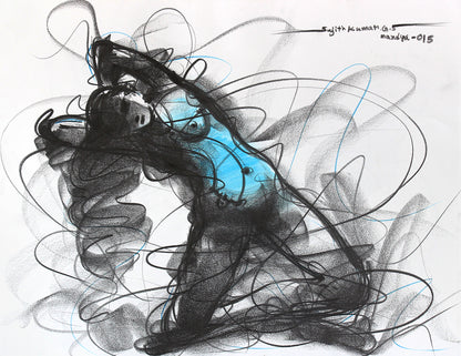 Nude Drawing-140 - SUJITH KUMAR GS MANDYA Art Studio Gallery (SKGSM Art Studio Gallery)