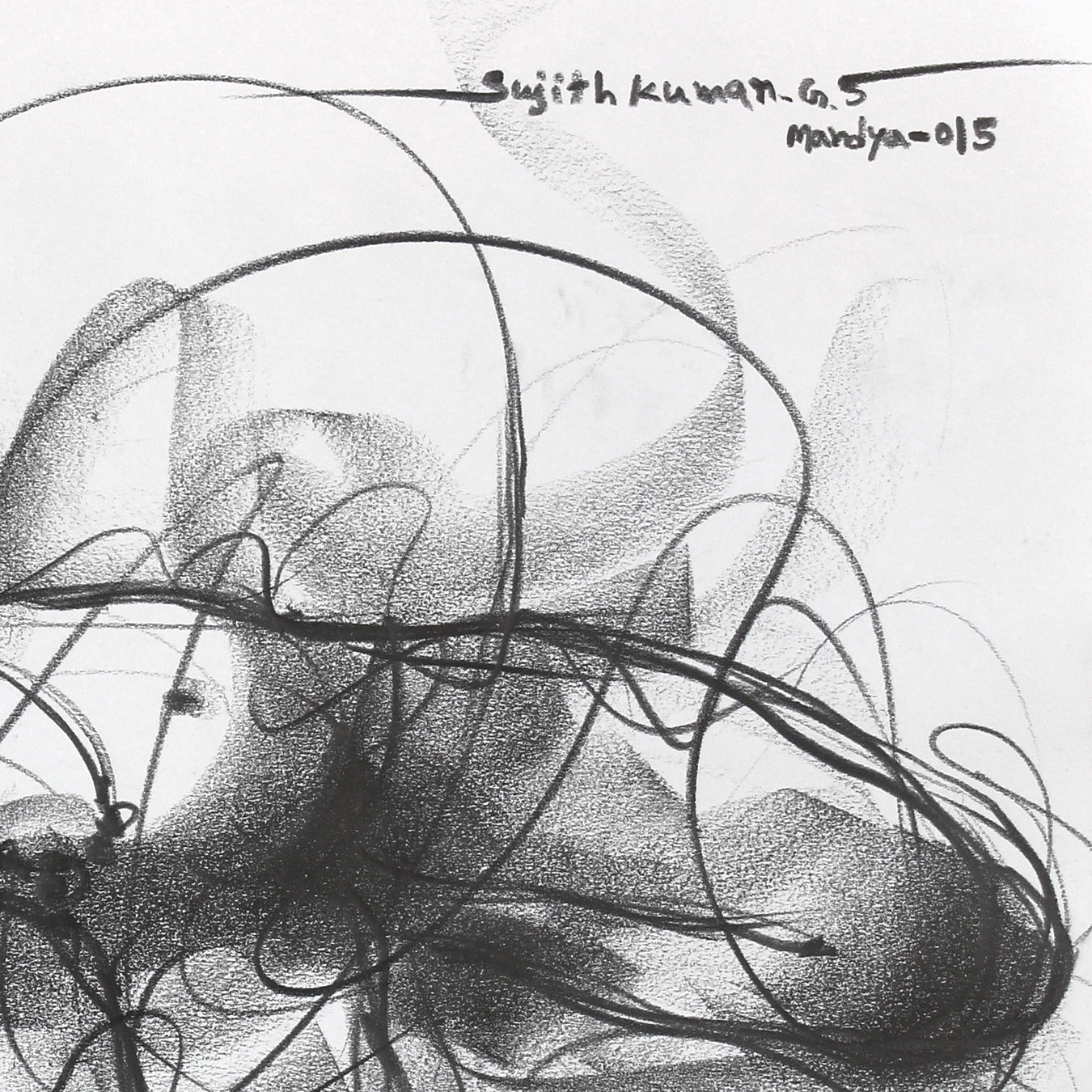 Nude Drawing-141 - SUJITH KUMAR GS MANDYA Art Studio Gallery (SKGSM Art Studio Gallery)
