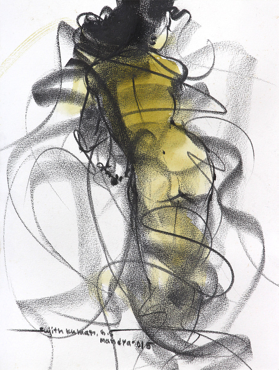 Nude Drawing-159 - SUJITH KUMAR GS MANDYA Art Studio Gallery (SKGSM Art Studio Gallery)