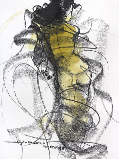 Nude Drawing-159 - SUJITH KUMAR GS MANDYA Art Studio Gallery (SKGSM Art Studio Gallery)