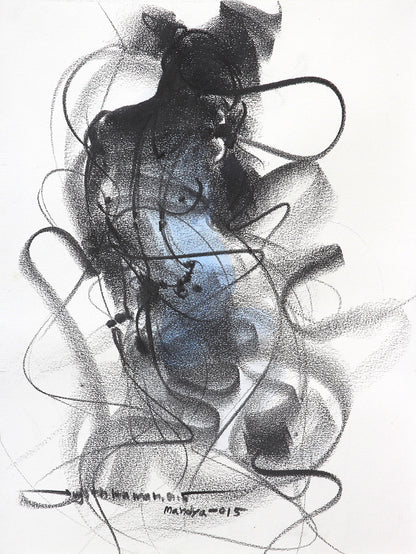 Nude Drawing-160 - SUJITH KUMAR GS MANDYA Art Studio Gallery (SKGSM Art Studio Gallery)