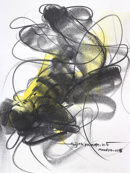 Nude Drawing-161 - SUJITH KUMAR GS MANDYA Art Studio Gallery (SKGSM Art Studio Gallery)