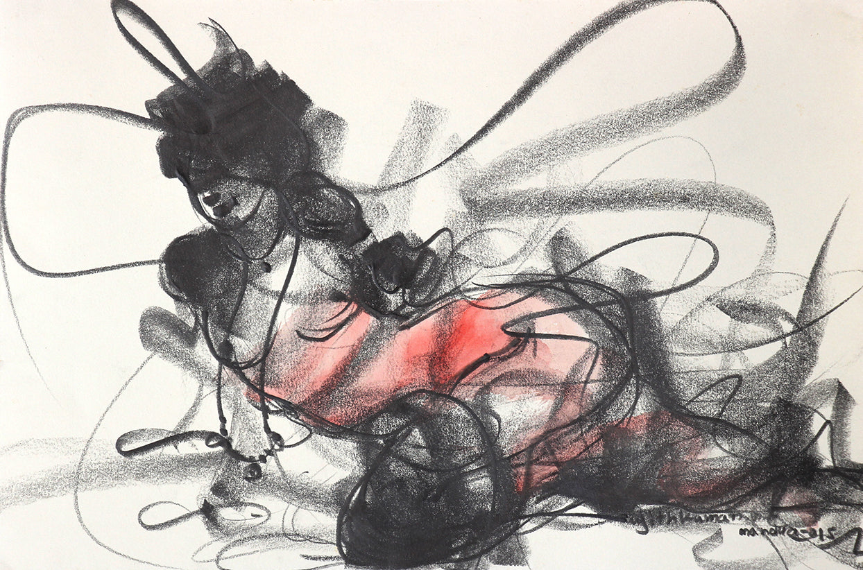 Nude Drawing-167 - SUJITH KUMAR GS MANDYA Art Studio Gallery (SKGSM Art Studio Gallery)