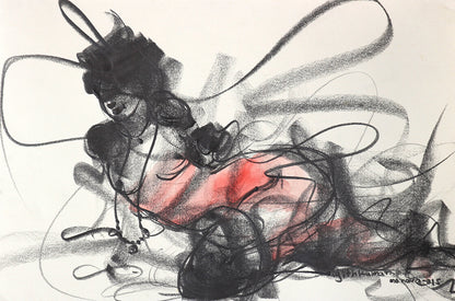 Nude Drawing-167 - SUJITH KUMAR GS MANDYA Art Studio Gallery (SKGSM Art Studio Gallery)