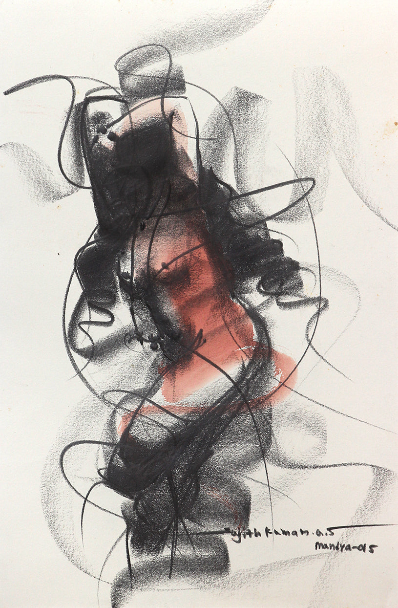 Nude Drawing-169 - SUJITH KUMAR GS MANDYA Art Studio Gallery (SKGSM Art Studio Gallery)