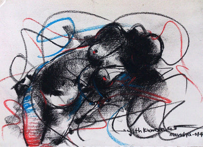 Nude Drawing-045 - SUJITH KUMAR GS MANDYA Art Studio Gallery (SKGSM Art Studio Gallery)
