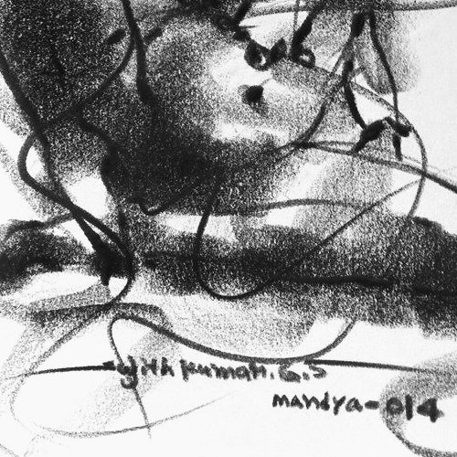 Nude Drawing-049 - SUJITH KUMAR GS MANDYA Art Studio Gallery (SKGSM Art Studio Gallery)