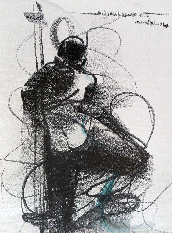 Nude Drawing-080 - SUJITH KUMAR GS MANDYA Art Studio Gallery (SKGSM Art Studio Gallery)