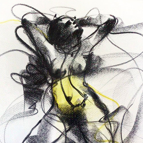 Nude Drawing-082 - SUJITH KUMAR GS MANDYA Art Studio Gallery (SKGSM Art Studio Gallery)