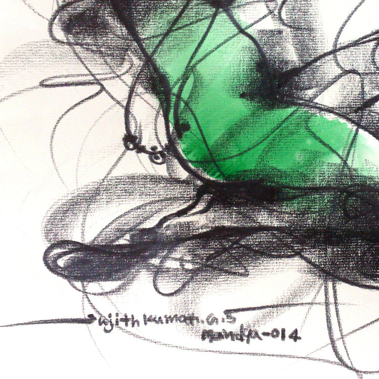 Nude Drawing-093 - SUJITH KUMAR GS MANDYA Art Studio Gallery (SKGSM Art Studio Gallery)