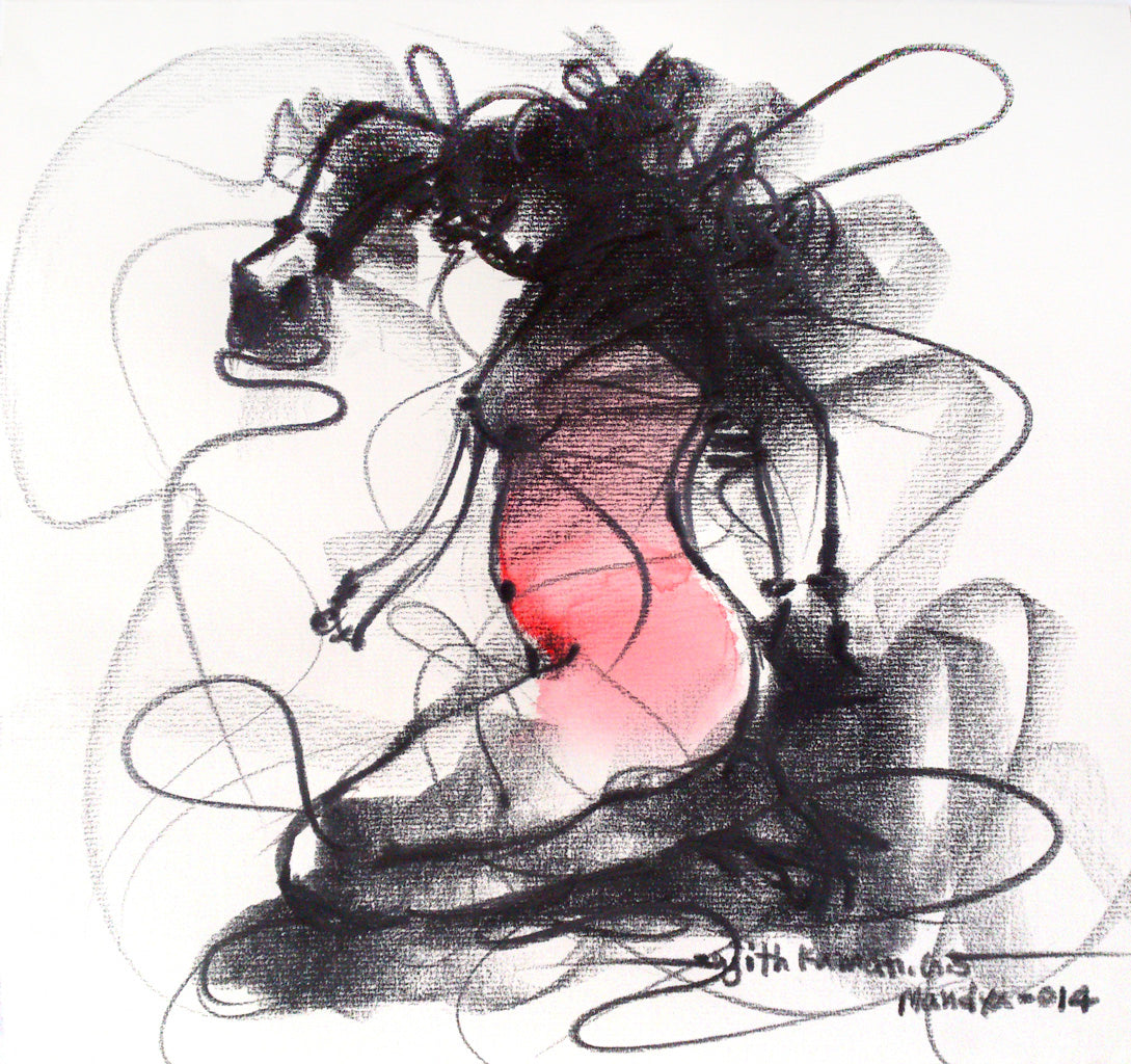 Nude Drawing-094 - SUJITH KUMAR GS MANDYA Art Studio Gallery (SKGSM Art Studio Gallery)