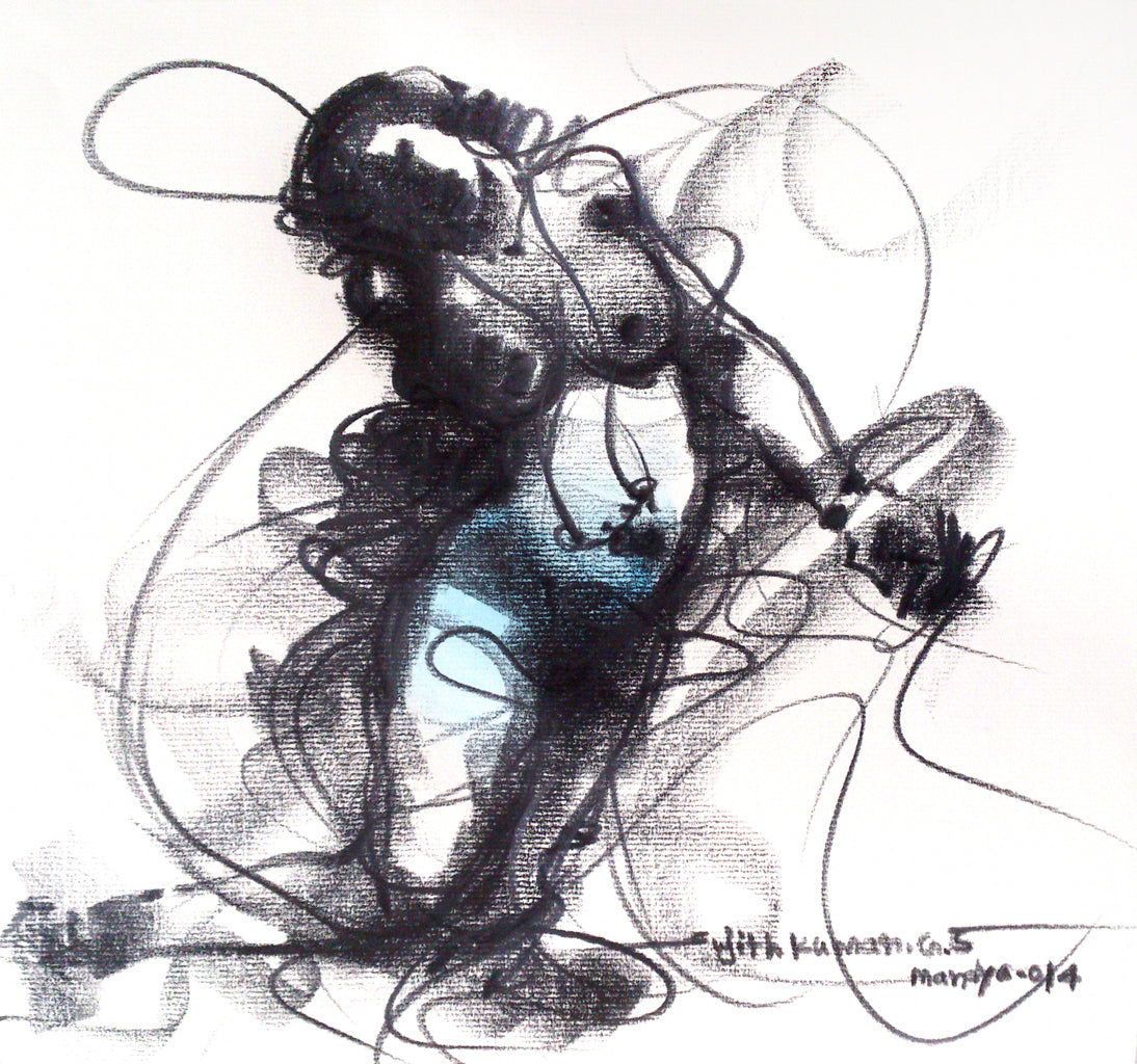 Nude Drawing-095 - SUJITH KUMAR GS MANDYA Art Studio Gallery (SKGSM Art Studio Gallery)