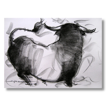 Bull Drawing-005