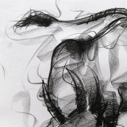 Bull Drawing-005a - SUJITH KUMAR GS MANDYA Art Studio Gallery (SKGSM Art Studio Gallery)