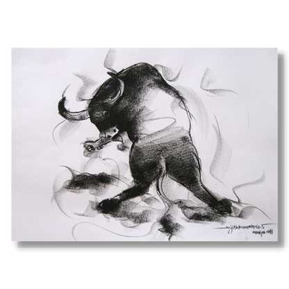 Bull Drawing-006
