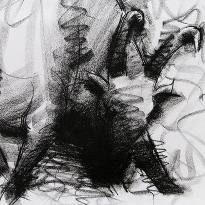 Bull Drawing-010 - SUJITH KUMAR GS MANDYA Art Studio Gallery (SKGSM Art Studio Gallery)