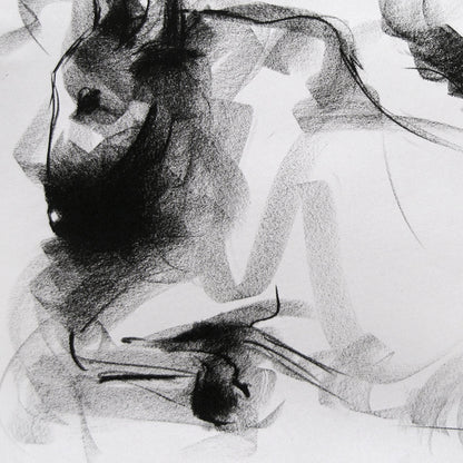 Bull Drawing-011 - SUJITH KUMAR GS MANDYA Art Studio Gallery (SKGSM Art Studio Gallery)