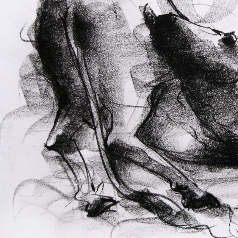 Bull Drawing-012 - SUJITH KUMAR GS MANDYA Art Studio Gallery (SKGSM Art Studio Gallery)