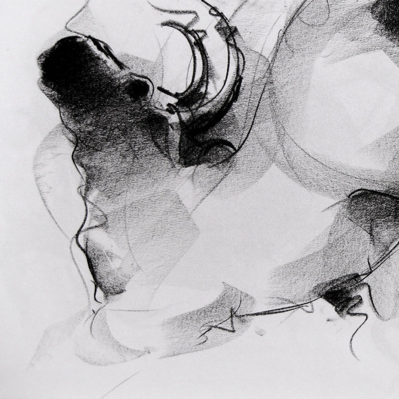 Bull Drawing-013 - SUJITH KUMAR GS MANDYA Art Studio Gallery (SKGSM Art Studio Gallery)