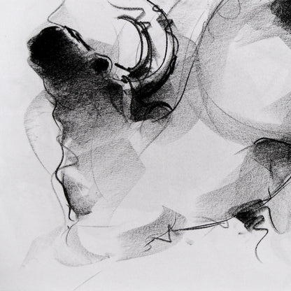 Bull Drawing-013 - SUJITH KUMAR GS MANDYA Art Studio Gallery (SKGSM Art Studio Gallery)