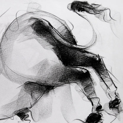 Bull Drawing-013 - SUJITH KUMAR GS MANDYA Art Studio Gallery (SKGSM Art Studio Gallery)