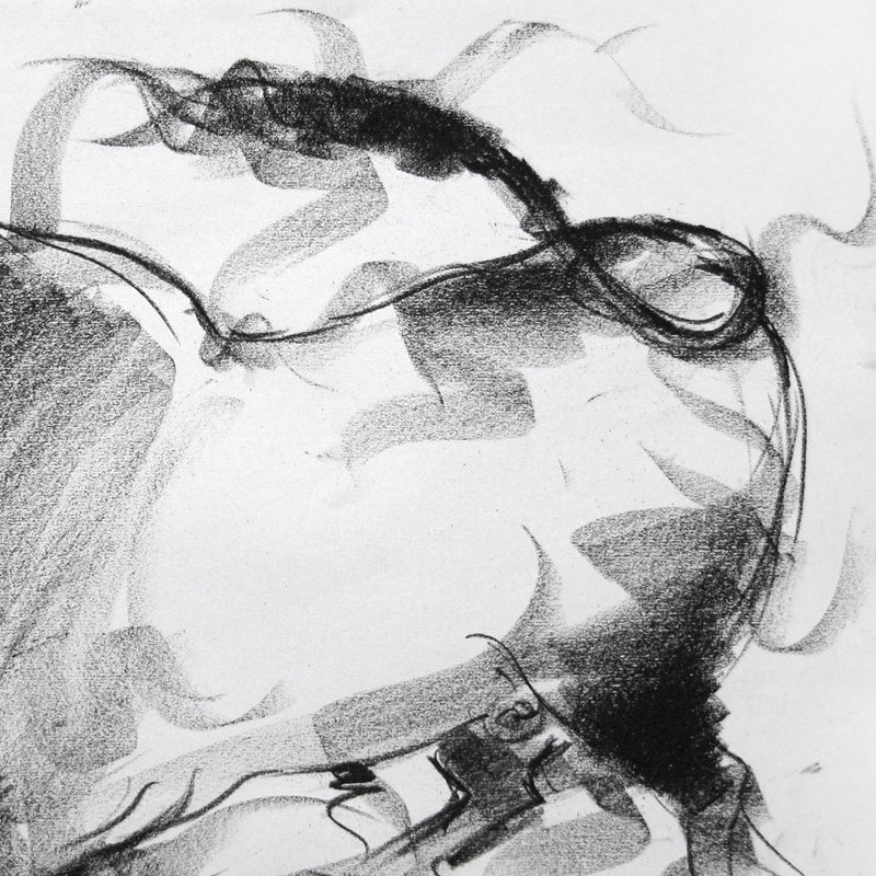 Bull Drawing-020 - SUJITH KUMAR GS MANDYA Art Studio Gallery (SKGSM Art Studio Gallery)